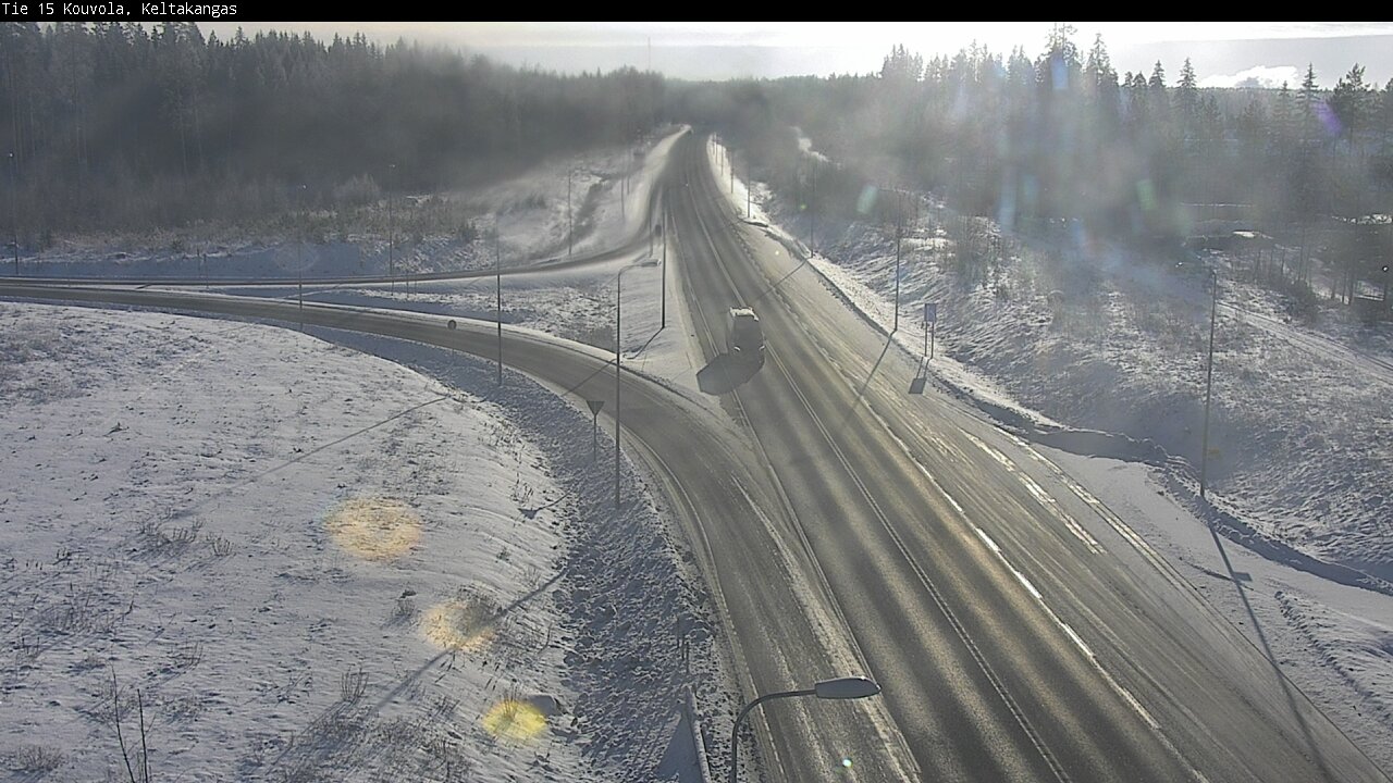 Weather Camera Image Väg 15 Kouvola, Keltakangas, Kouvola, Kymenlaakso