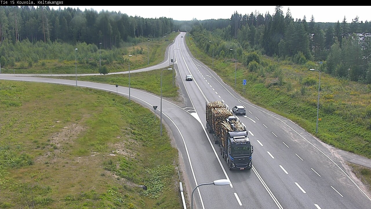 Weather Camera Image Väg 15 Kouvola, Keltakangas, Kouvola, Kymenlaakso