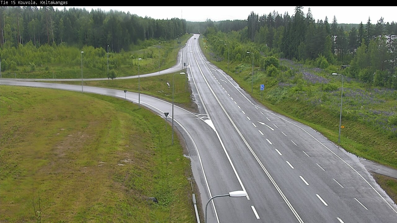 Weather Camera Image Road 15 Kouvola, Keltakangas, Kouvola, Kymenlaakso