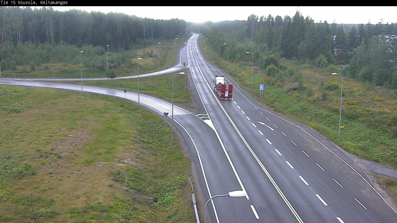 Weather Camera Image Väg 15 Kouvola, Keltakangas, Kouvola, Kymenlaakso