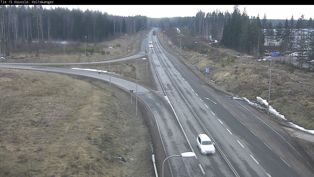 Weather Camera Image Road 15 Kouvola, Keltakangas, Kouvola, Kymenlaakso