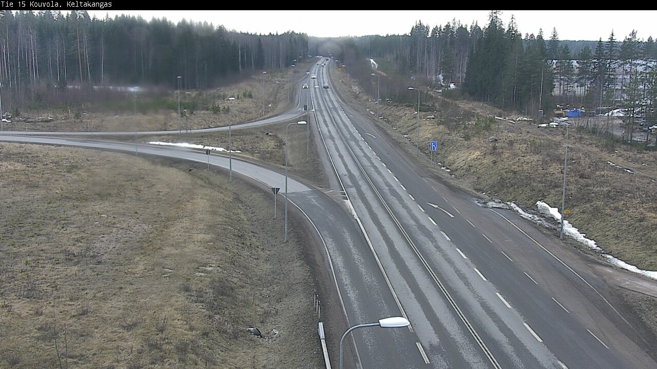 Weather Camera Image Road 15 Kouvola, Keltakangas, Kouvola, Kymenlaakso