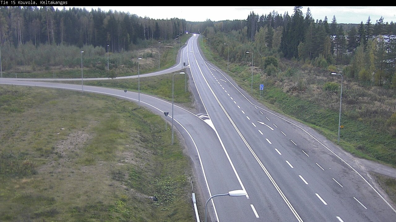 Weather Camera Image Road 15 Kouvola, Keltakangas, Kouvola, Kymenlaakso