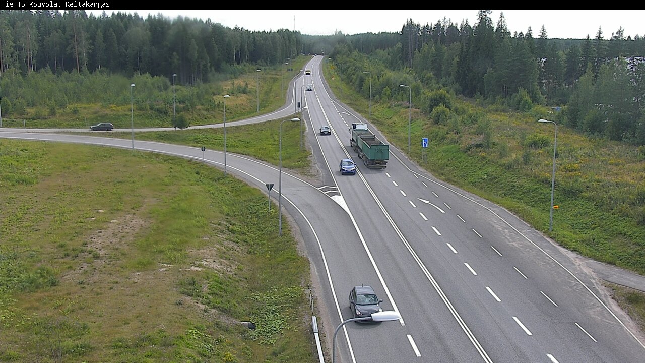 Weather Camera Image Väg 15 Kouvola, Keltakangas, Kouvola, Kymenlaakso
