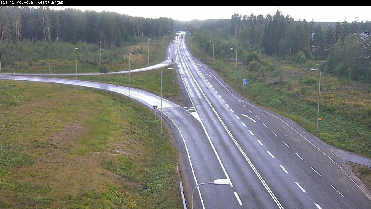 Weather Camera Image Väg 15 Kouvola, Keltakangas, Kouvola, Kymenlaakso