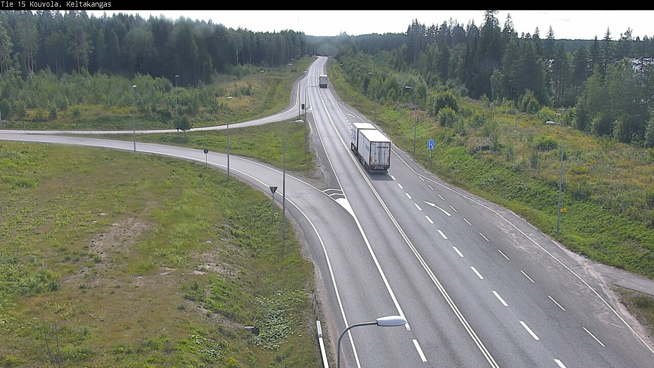 Weather Camera Image Väg 15 Kouvola, Keltakangas, Kouvola, Kymenlaakso