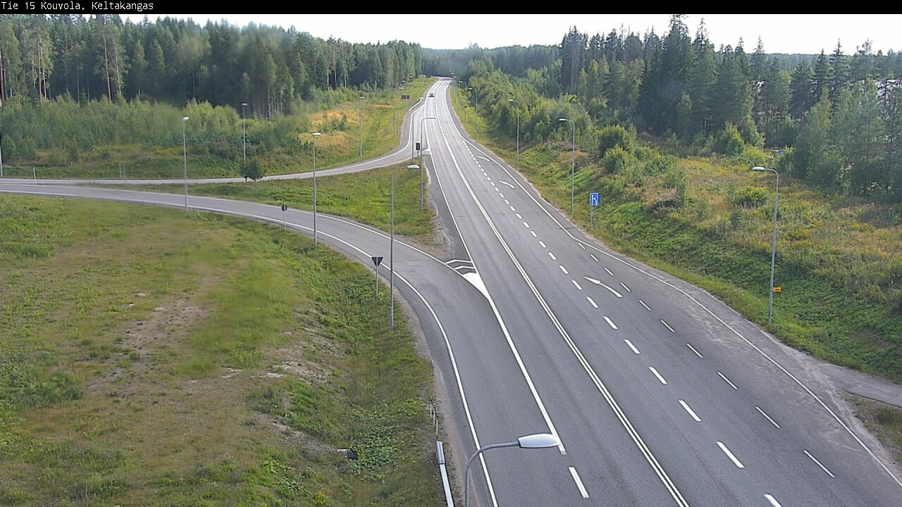 Weather Camera Image Road 15 Kouvola, Keltakangas, Kouvola, Kymenlaakso