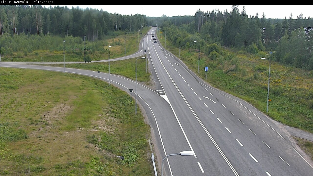 Weather Camera Image Road 15 Kouvola, Keltakangas, Kouvola, Kymenlaakso