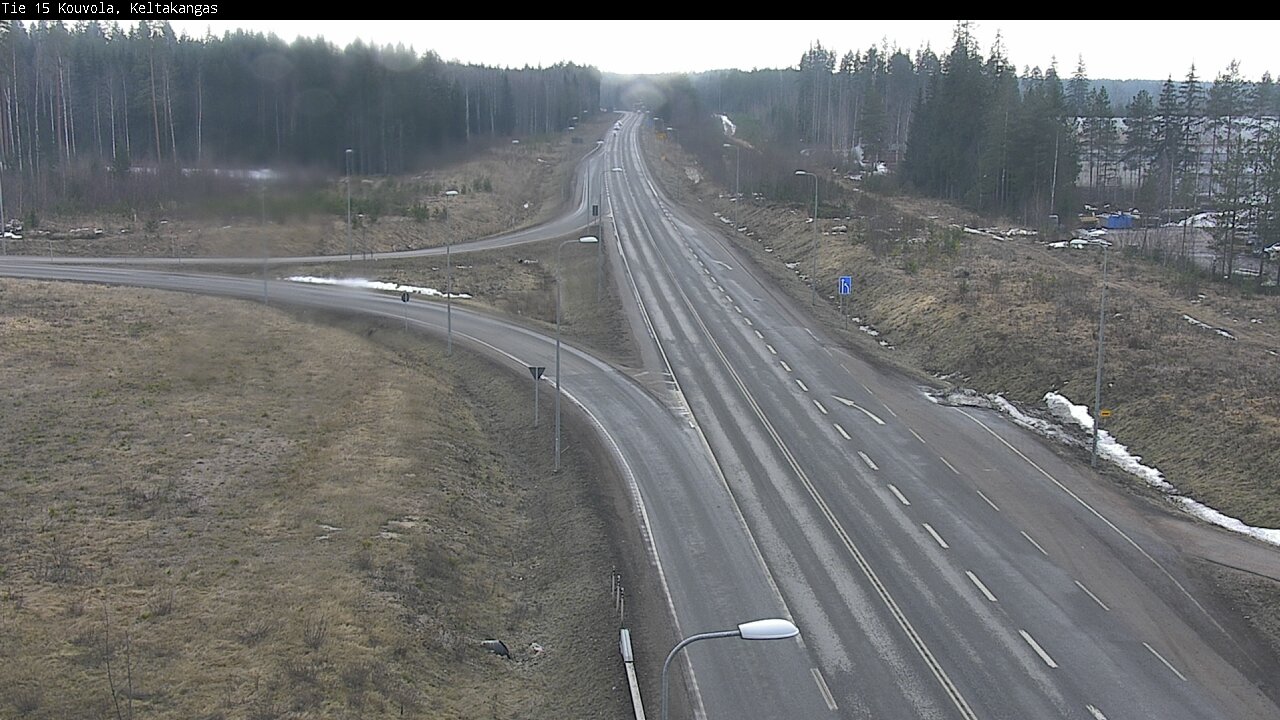 Weather Camera Image Road 15 Kouvola, Keltakangas, Kouvola, Kymenlaakso