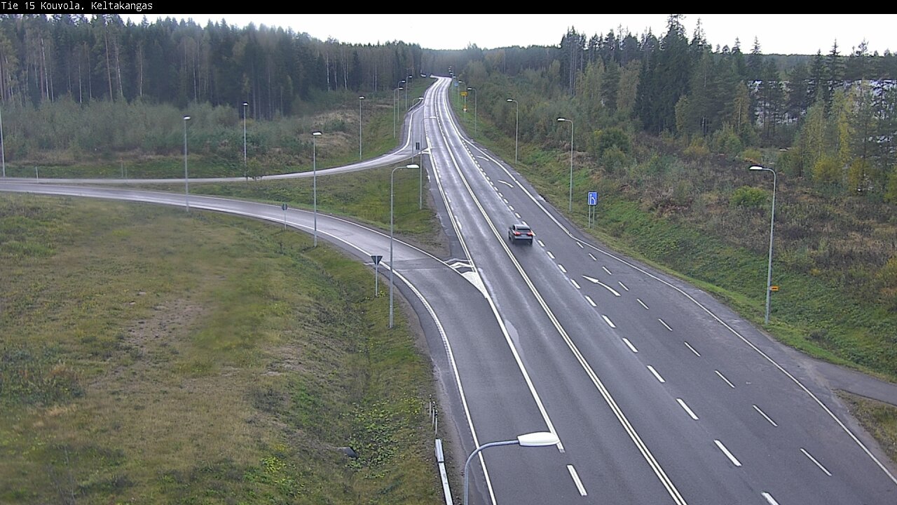 Weather Camera Image Road 15 Kouvola, Keltakangas, Kouvola, Kymenlaakso