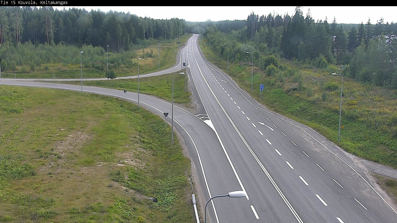 Weather Camera Image Väg 15 Kouvola, Keltakangas, Kouvola, Kymenlaakso