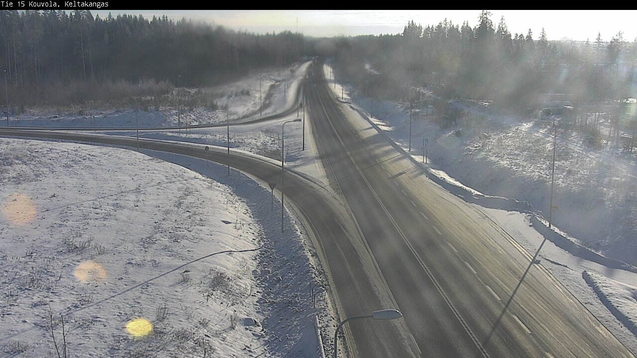 Weather Camera Image Väg 15 Kouvola, Keltakangas, Kouvola, Kymenlaakso