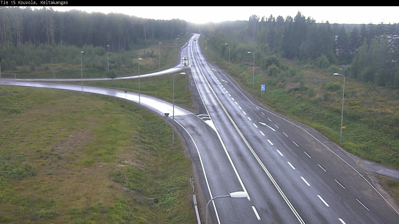Weather Camera Image Väg 15 Kouvola, Keltakangas, Kouvola, Kymenlaakso