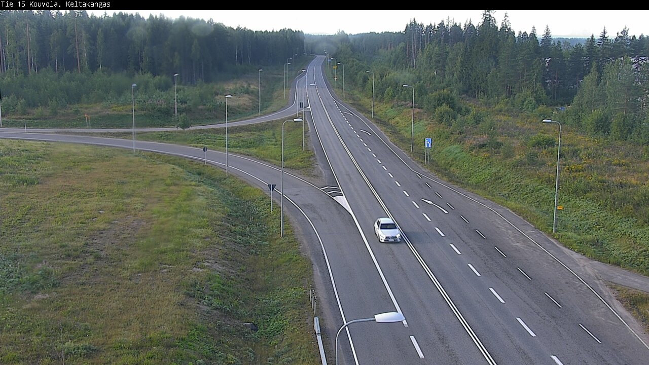 Weather Camera Image Väg 15 Kouvola, Keltakangas, Kouvola, Kymenlaakso