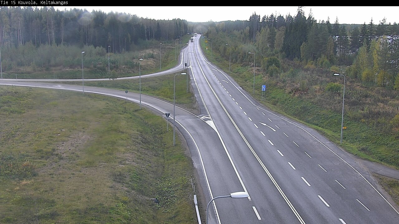 Weather Camera Image Road 15 Kouvola, Keltakangas, Kouvola, Kymenlaakso