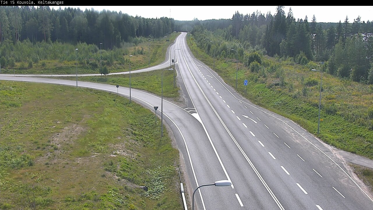 Weather Camera Image Väg 15 Kouvola, Keltakangas, Kouvola, Kymenlaakso