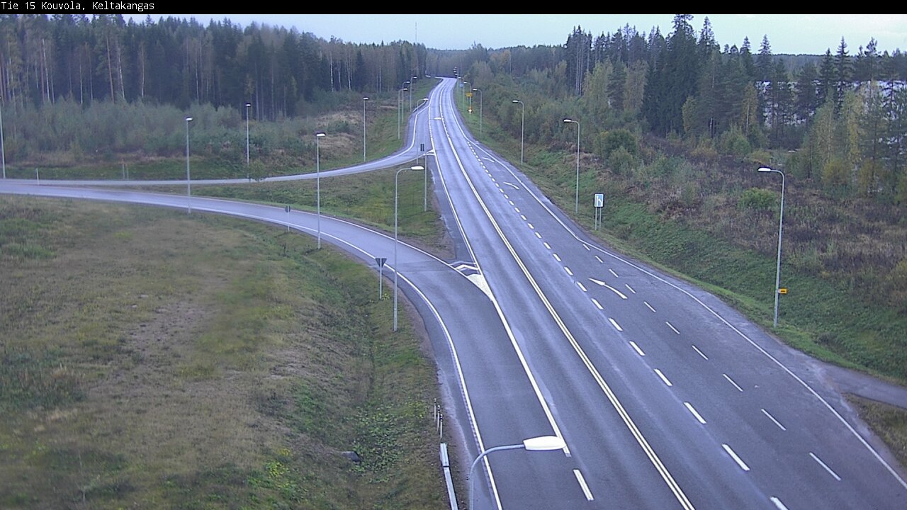 Weather Camera Image Road 15 Kouvola, Keltakangas, Kouvola, Kymenlaakso