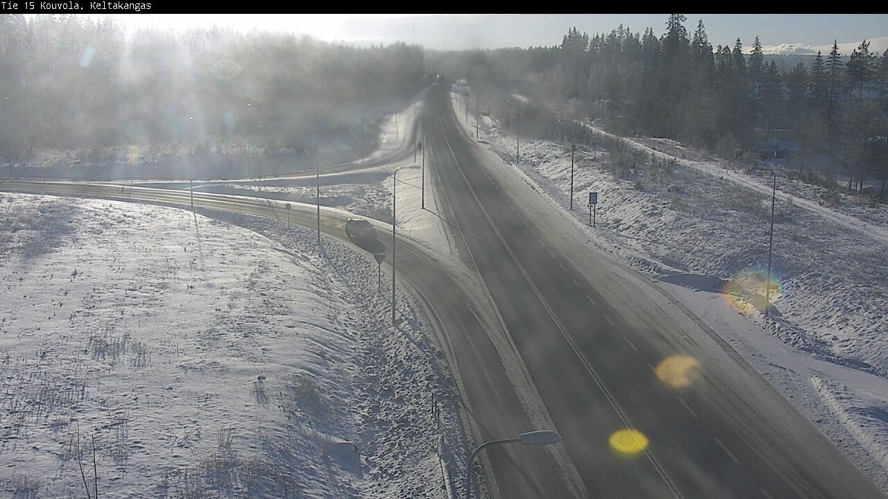 Weather Camera Image Road 15 Kouvola, Keltakangas, Kouvola, Kymenlaakso