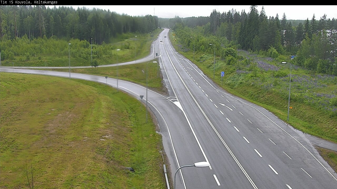 Weather Camera Image Väg 15 Kouvola, Keltakangas, Kouvola, Kymenlaakso