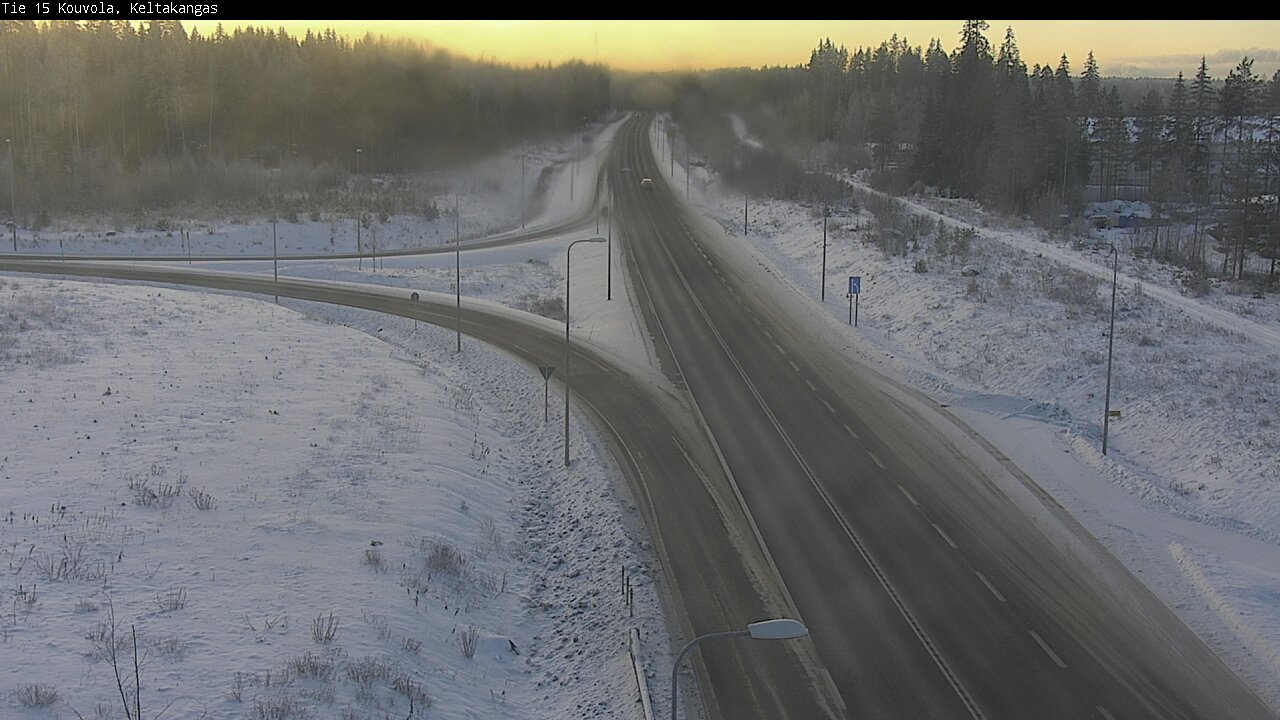 Weather Camera Image Road 15 Kouvola, Keltakangas, Kouvola, Kymenlaakso