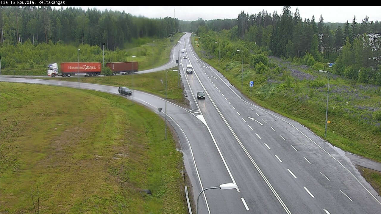 Weather Camera Image Väg 15 Kouvola, Keltakangas, Kouvola, Kymenlaakso