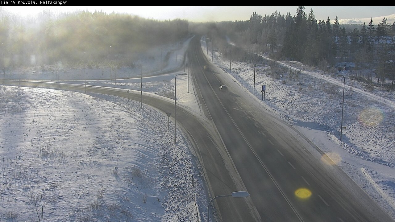 Weather Camera Image Road 15 Kouvola, Keltakangas, Kouvola, Kymenlaakso