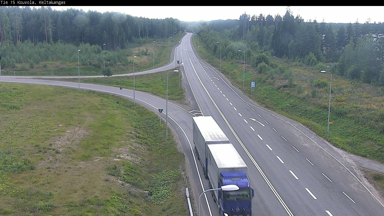 Weather Camera Image Väg 15 Kouvola, Keltakangas, Kouvola, Kymenlaakso