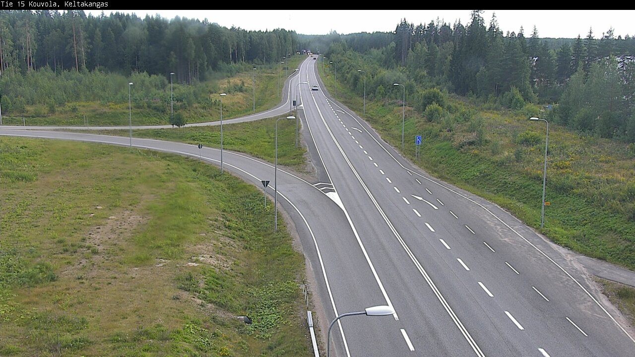 Weather Camera Image Väg 15 Kouvola, Keltakangas, Kouvola, Kymenlaakso