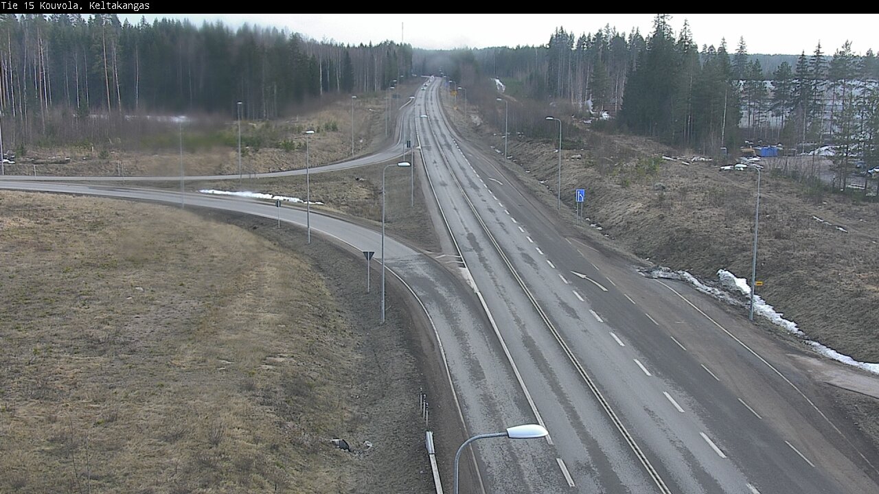 Weather Camera Image Road 15 Kouvola, Keltakangas, Kouvola, Kymenlaakso