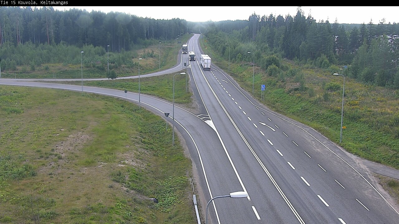 Weather Camera Image Väg 15 Kouvola, Keltakangas, Kouvola, Kymenlaakso