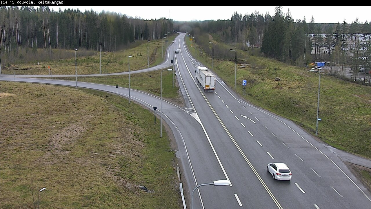Weather Camera Image Väg 15 Kouvola, Keltakangas, Kouvola, Kymenlaakso