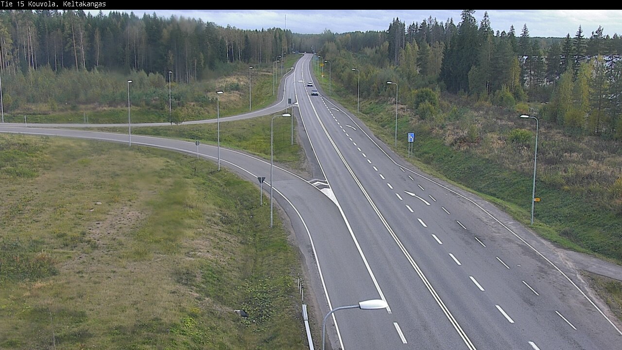 Weather Camera Image Road 15 Kouvola, Keltakangas, Kouvola, Kymenlaakso