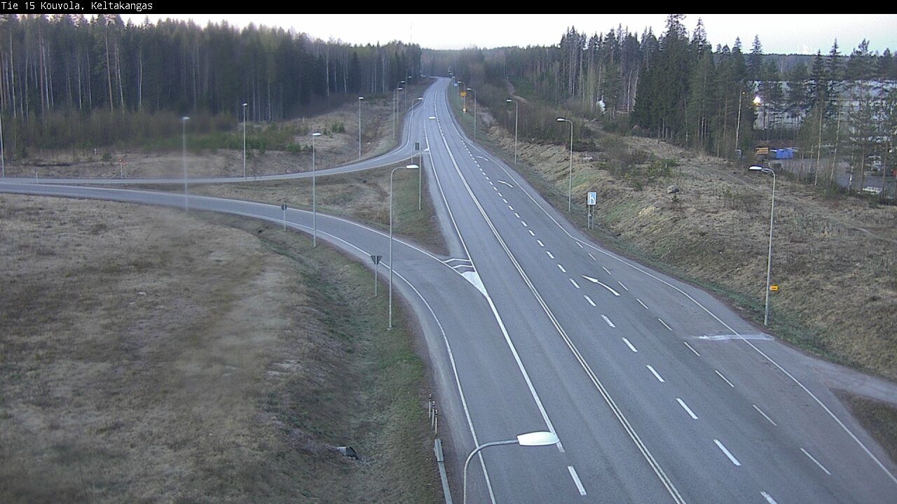 Weather Camera Image Väg 15 Kouvola, Keltakangas, Kouvola, Kymenlaakso