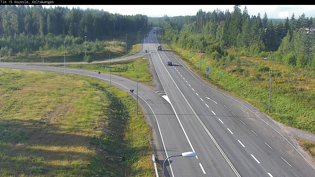 Weather Camera Image Väg 15 Kouvola, Keltakangas, Kouvola, Kymenlaakso