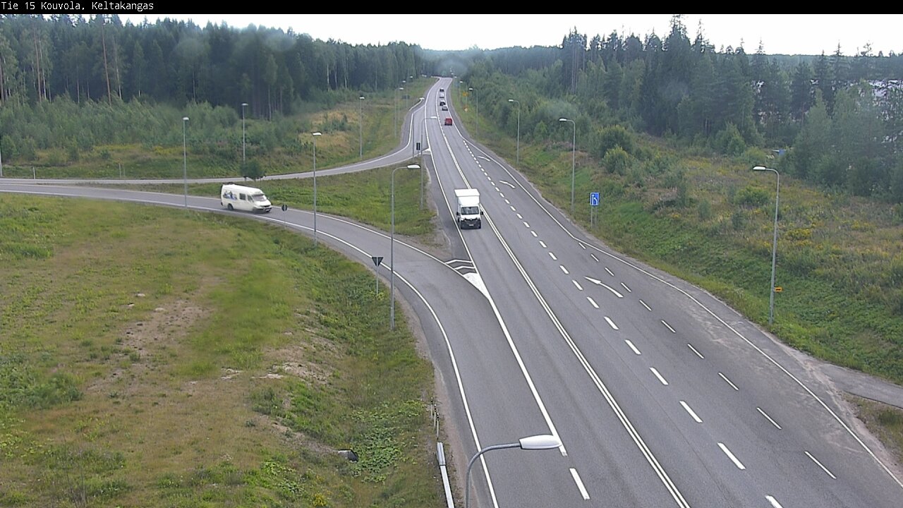 Weather Camera Image Väg 15 Kouvola, Keltakangas, Kouvola, Kymenlaakso