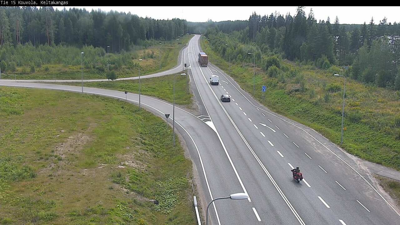 Weather Camera Image Väg 15 Kouvola, Keltakangas, Kouvola, Kymenlaakso