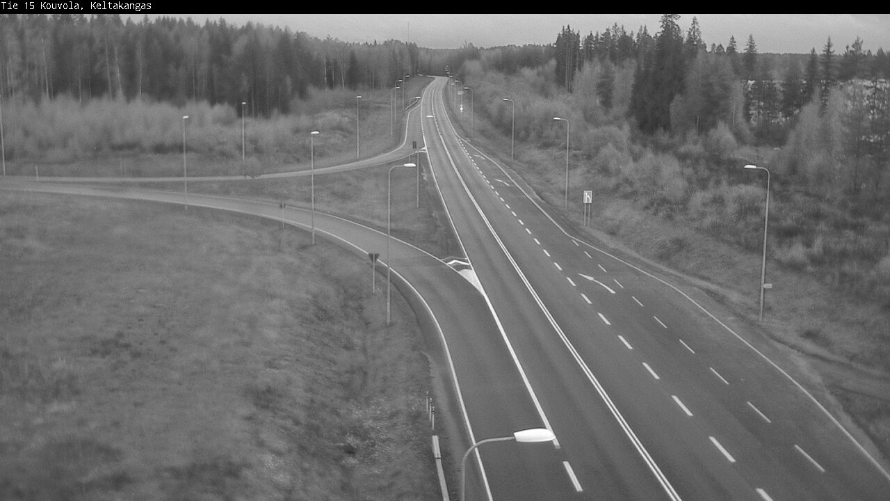 Weather Camera Image Road 15 Kouvola, Keltakangas, Kouvola, Kymenlaakso