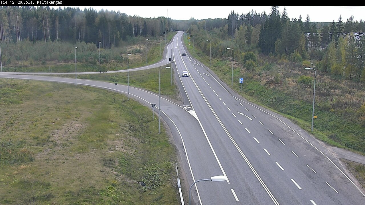Weather Camera Image Road 15 Kouvola, Keltakangas, Kouvola, Kymenlaakso