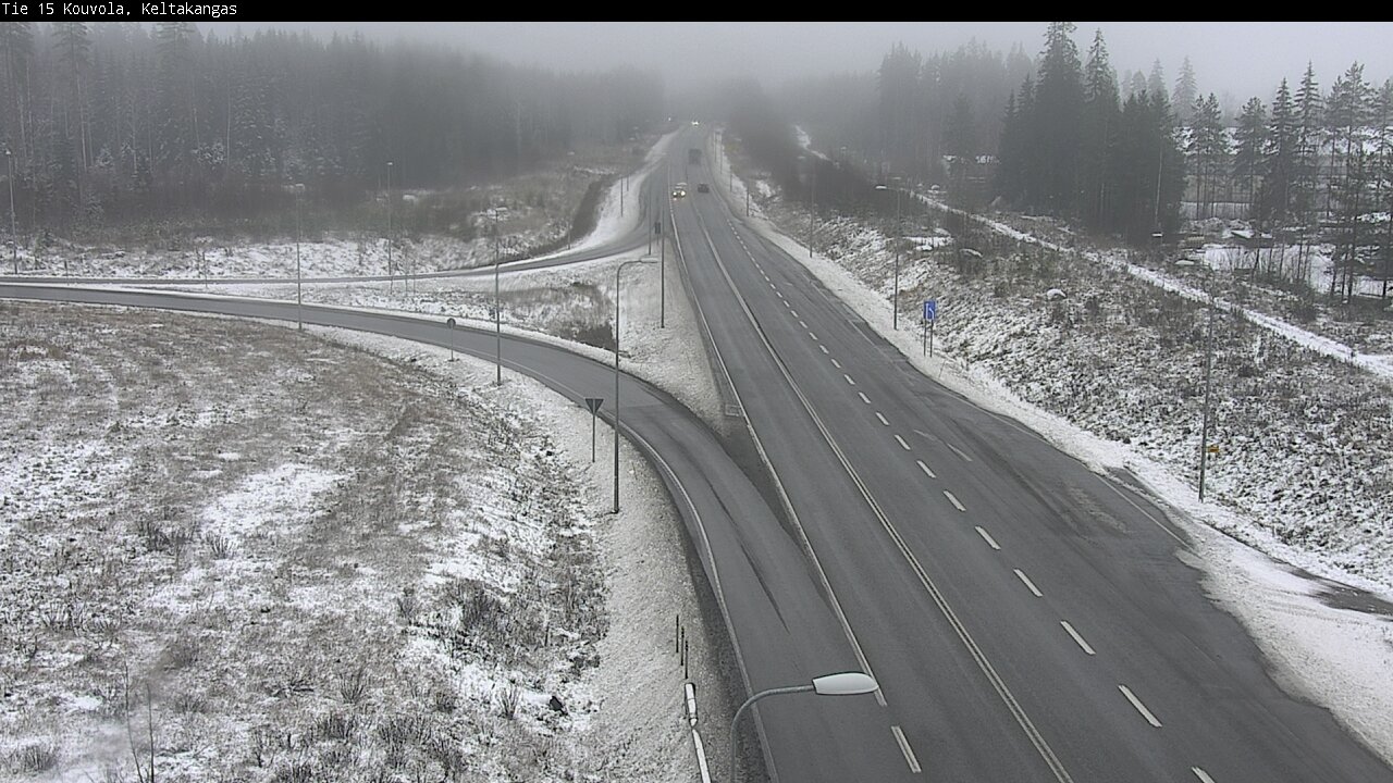 Weather Camera Image Väg 15 Kouvola, Keltakangas, Kouvola, Kymenlaakso