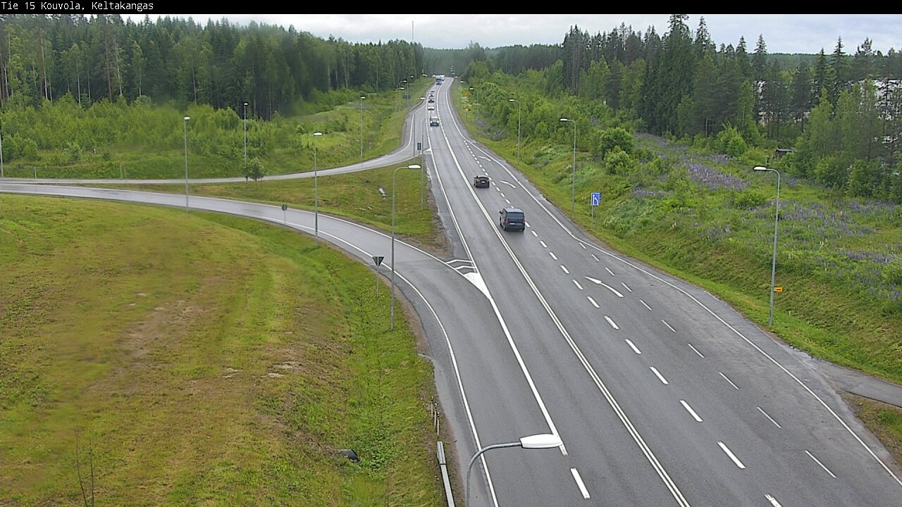 Weather Camera Image Väg 15 Kouvola, Keltakangas, Kouvola, Kymenlaakso