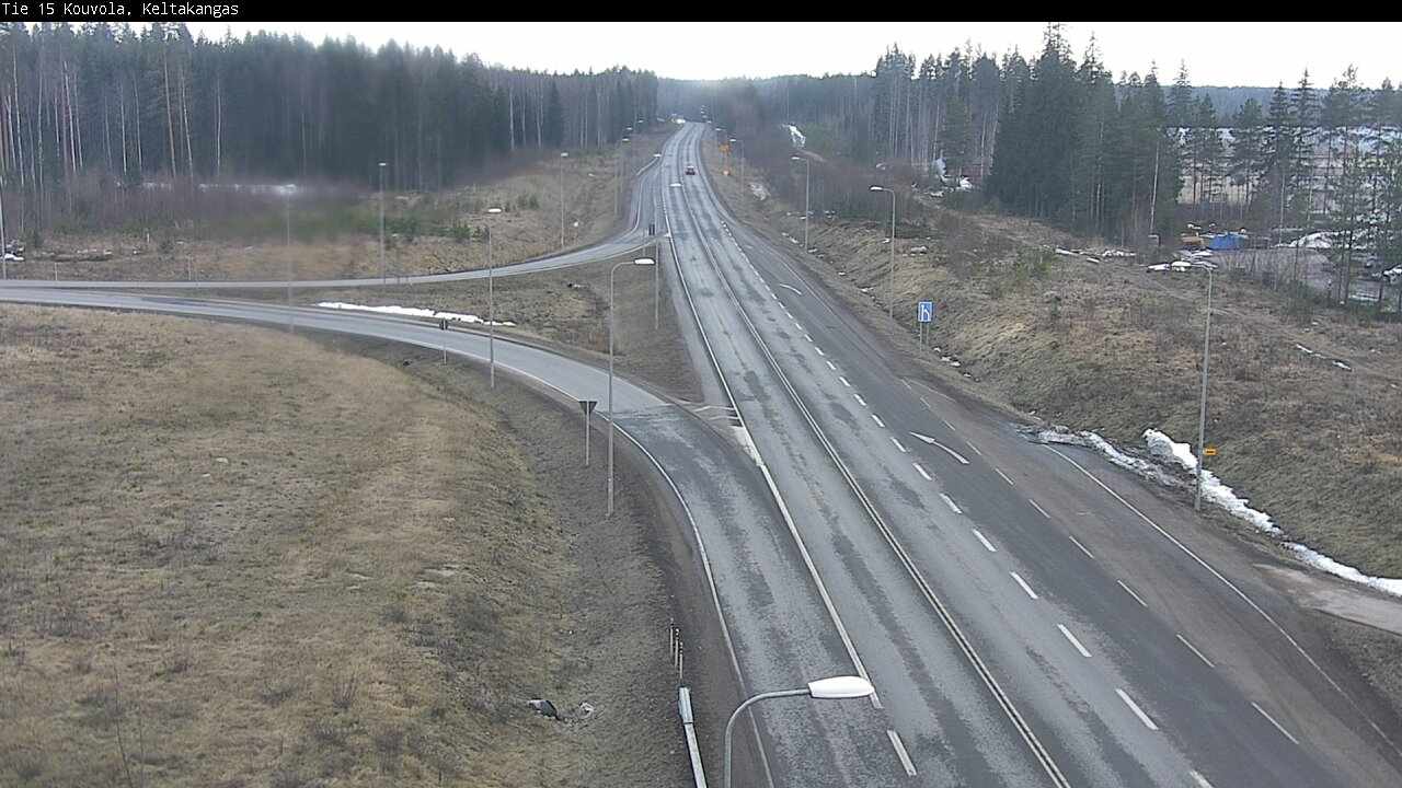 Weather Camera Image Road 15 Kouvola, Keltakangas, Kouvola, Kymenlaakso