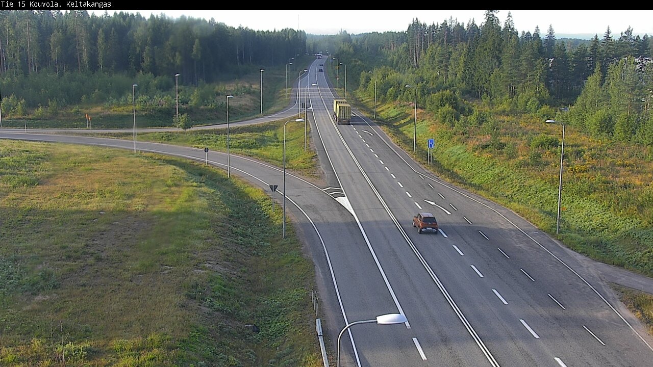 Weather Camera Image Väg 15 Kouvola, Keltakangas, Kouvola, Kymenlaakso