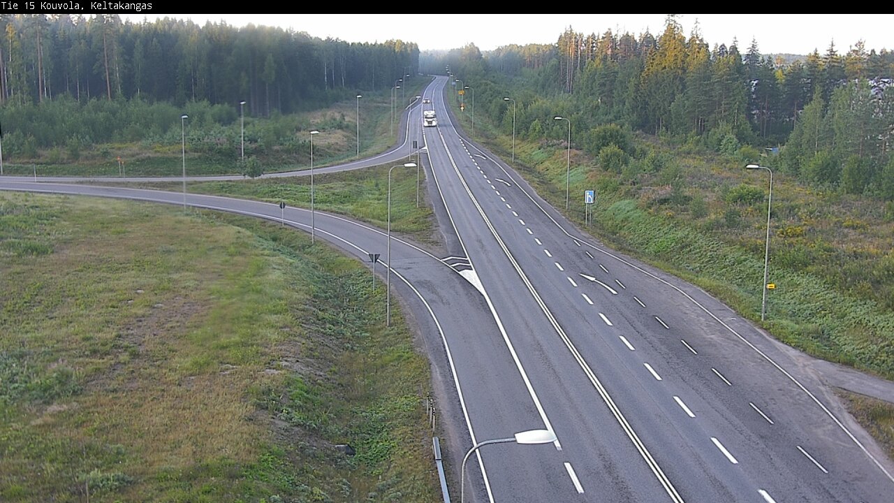 Weather Camera Image Väg 15 Kouvola, Keltakangas, Kouvola, Kymenlaakso