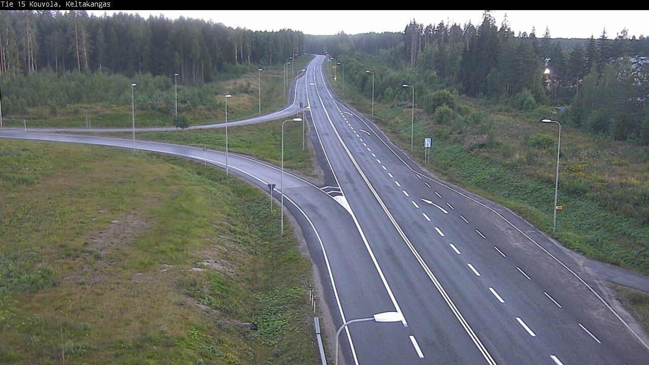 Weather Camera Image Väg 15 Kouvola, Keltakangas, Kouvola, Kymenlaakso