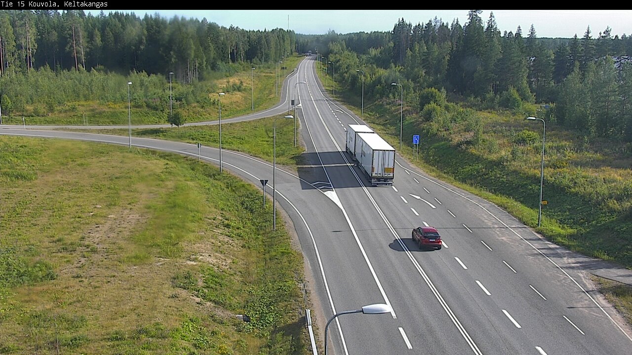 Weather Camera Image Väg 15 Kouvola, Keltakangas, Kouvola, Kymenlaakso