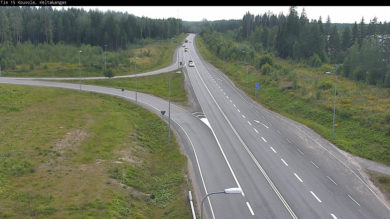 Weather Camera Image Väg 15 Kouvola, Keltakangas, Kouvola, Kymenlaakso