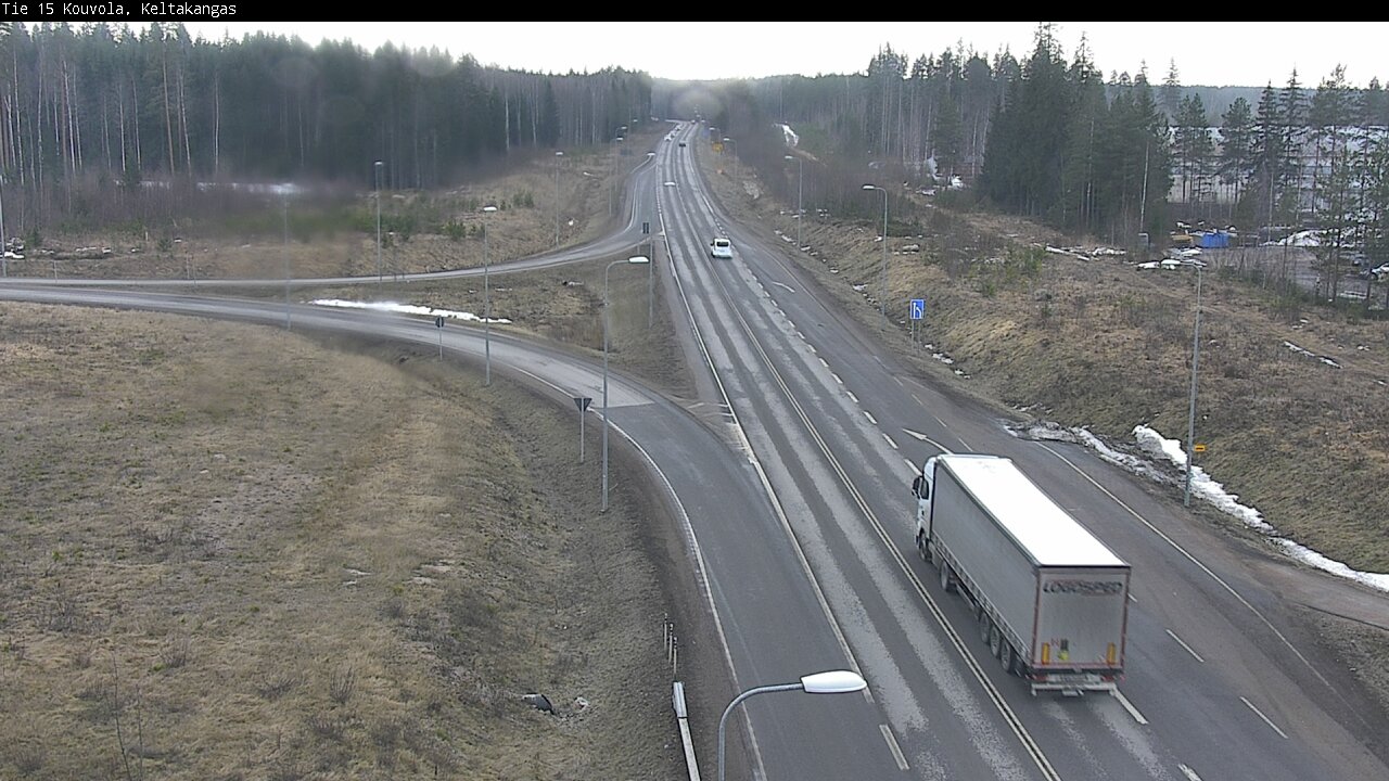 Weather Camera Image Road 15 Kouvola, Keltakangas, Kouvola, Kymenlaakso