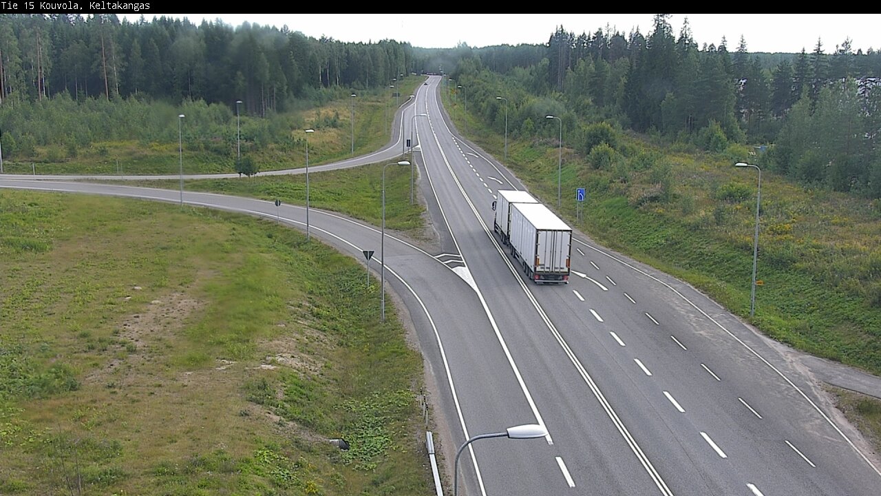 Weather Camera Image Väg 15 Kouvola, Keltakangas, Kouvola, Kymenlaakso