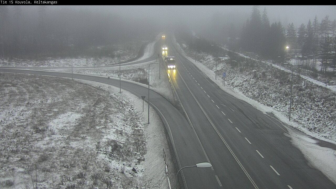 Weather Camera Image Väg 15 Kouvola, Keltakangas, Kouvola, Kymenlaakso