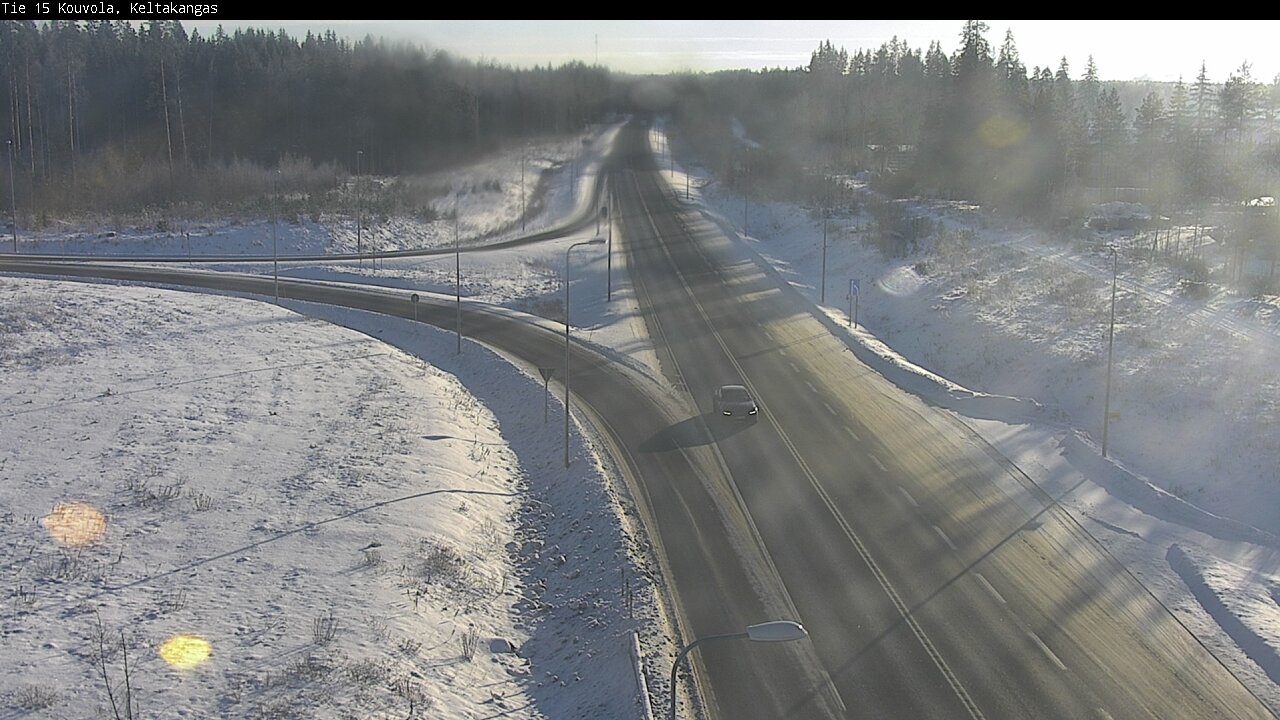 Weather Camera Image Väg 15 Kouvola, Keltakangas, Kouvola, Kymenlaakso